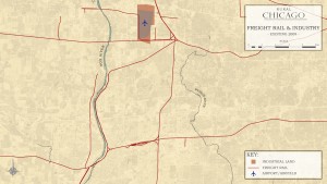 3.4-18-Metro Chicago existing Rural Industrial Land and Freight Rail (2009)